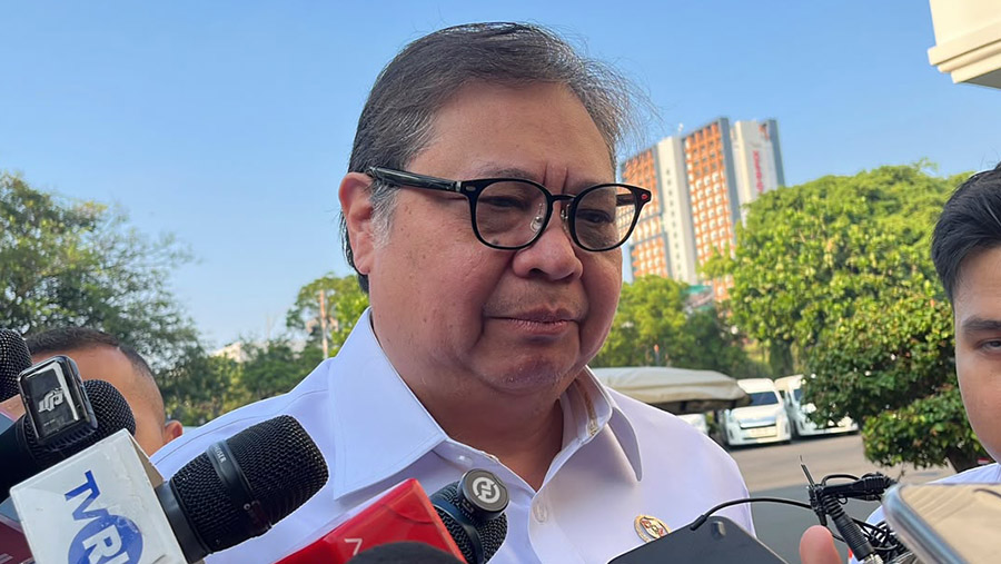 Menko Bidang Perekonomian, Airlangga Hartarto (Bloomberg Technoz/Merinda)