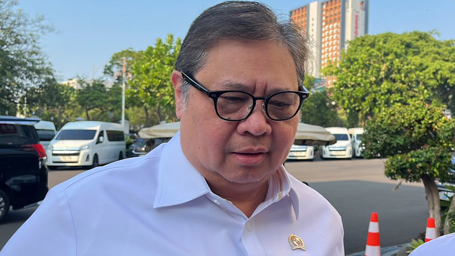 Menko Bidang Perekonomian, Airlangga Hartarto (Bloomberg Technoz/Merinda)