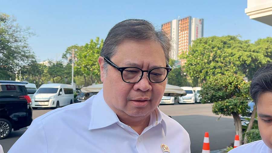 Menko Bidang Perekonomian, Airlangga Hartarto (Bloomberg Technoz/Merinda)