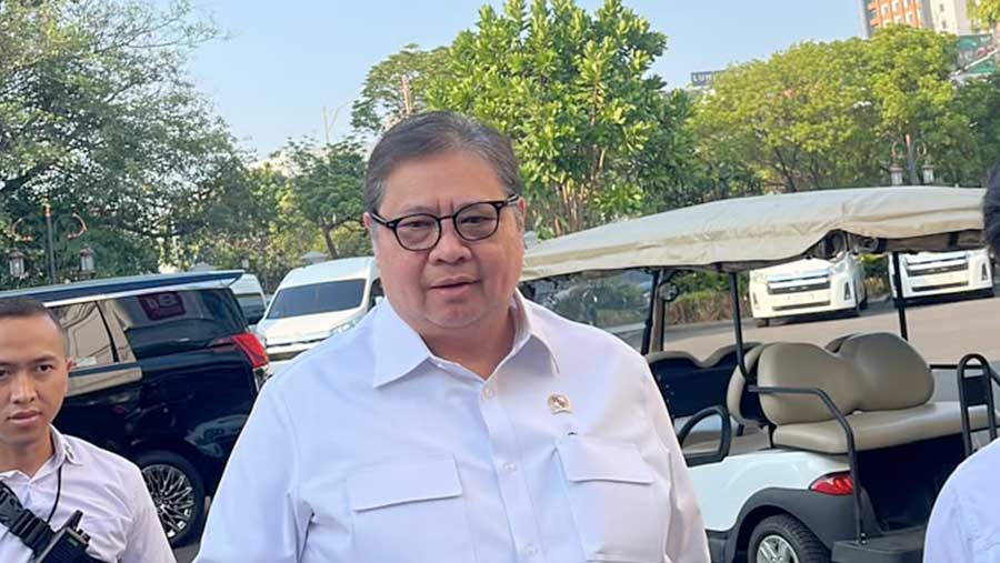 Menko Bidang Perekonomian, Airlangga Hartarto (Bloomberg Technoz/Merinda)