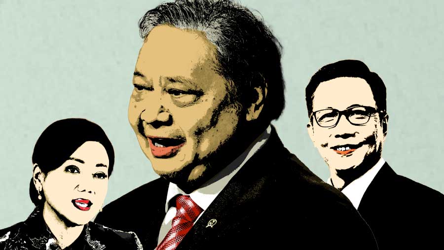 IHSG Melorot, Dari Airlangga hingga Bos BEI soal IHSG (Bloomberg Technoz/Asfahan)