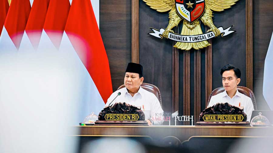 Presiden Prabowo Subianto dan Wakil Presiden Gibran Rakabuming Raka (Dok. Sekretariat Negara)