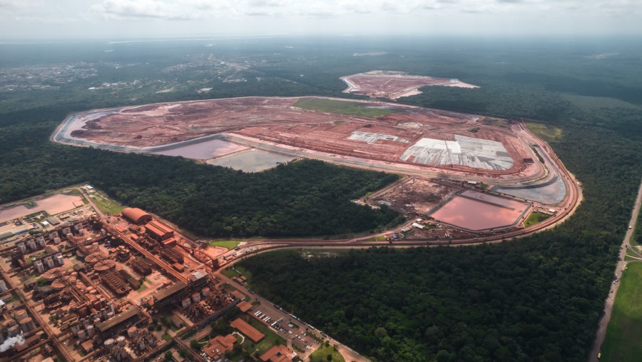 Kawasan hilirisasi bauksit di Barcarena, negara bagian Para, Brasil./Bloomberg-Jonne Roriz