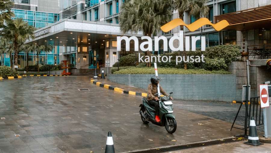Kantor Pusat Bank Mandiri. dok: Muhammad Fadli/Bloomberg