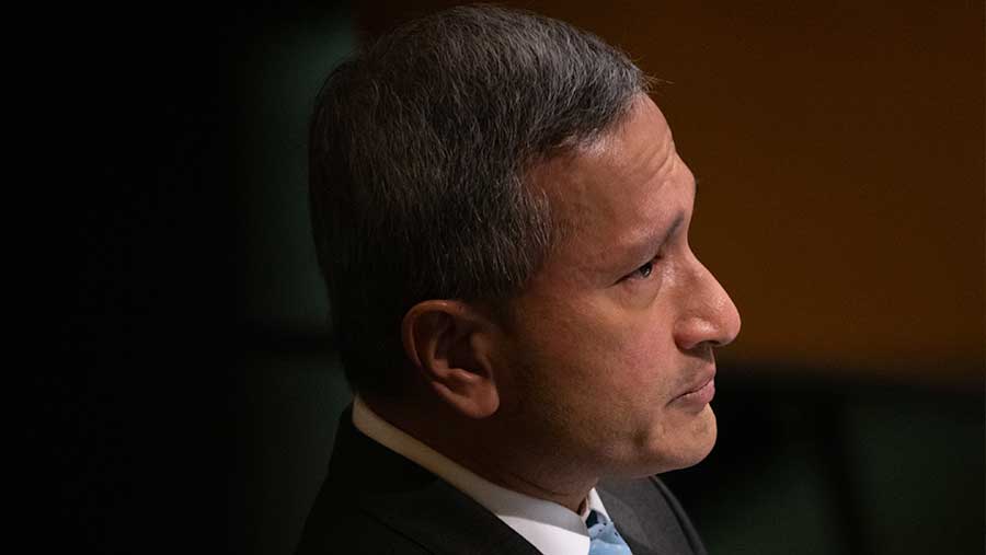 Vivian Balakrishnan. (Jeenah Moon/Bloomberg)
