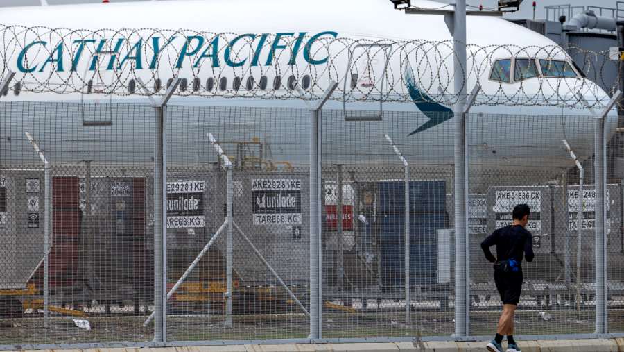 Cathay Pacific Airways. dok: Paul Yeung/Bloomberg